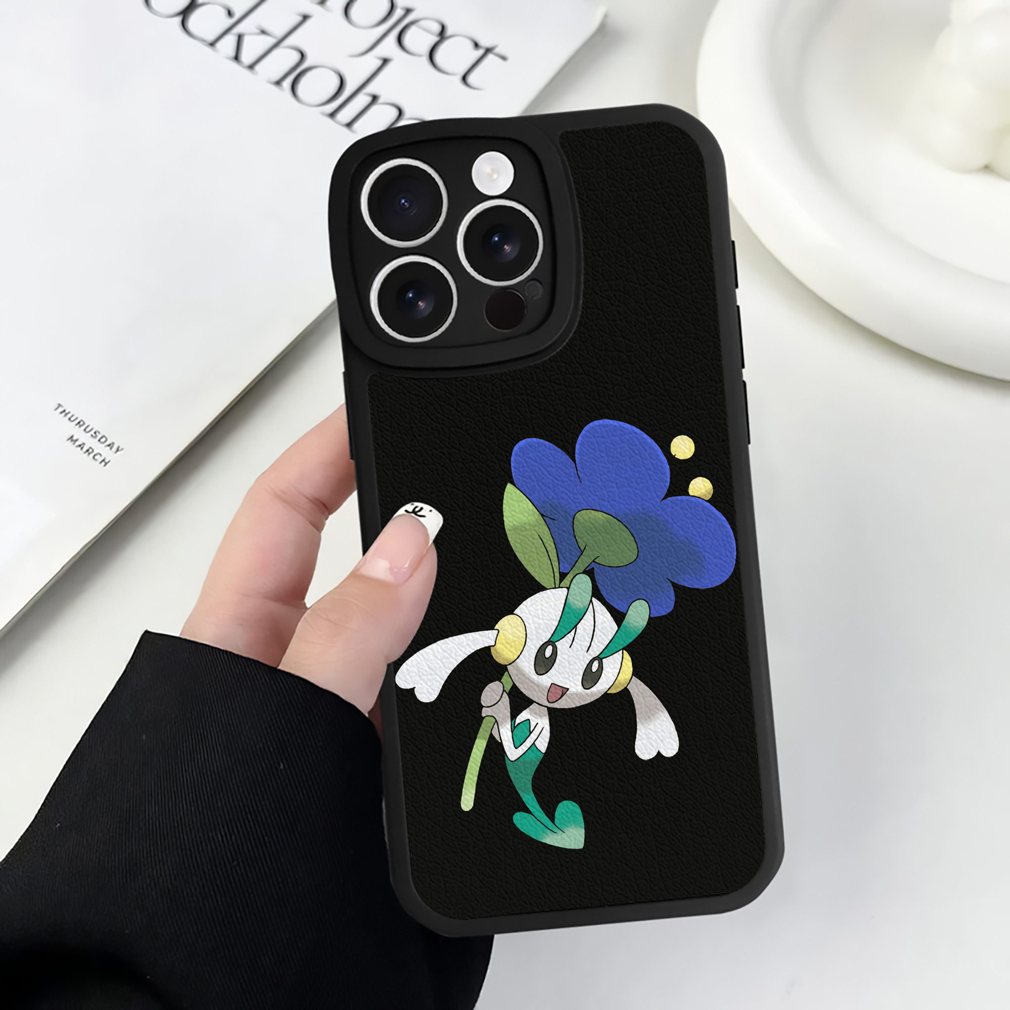 （画像用） ポケットモンスター Pokémon 【iPhone 16シリーズ対応】シリコンスマホケース（レザー調） 材質：シリコン